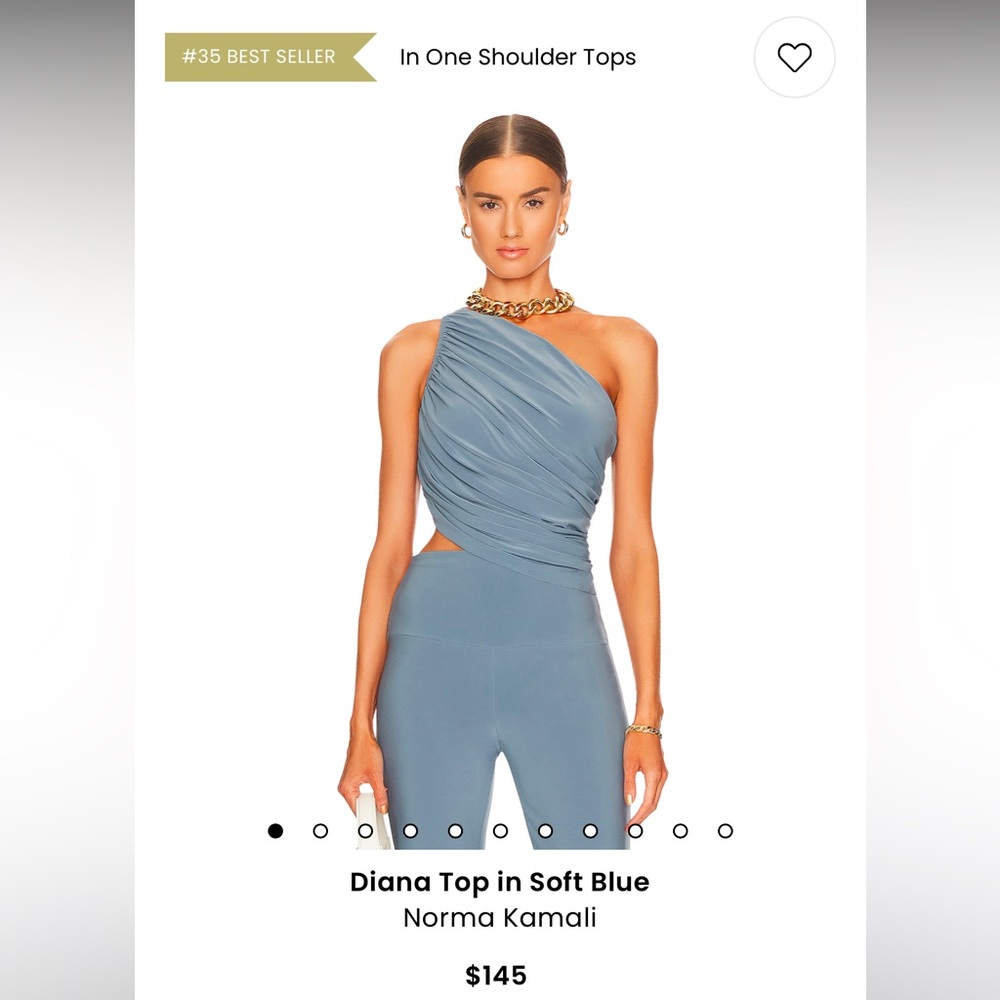 NWT Norma Kamali Diana Top